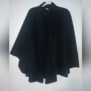 Vintage Blair Elegant Black Cape Coat